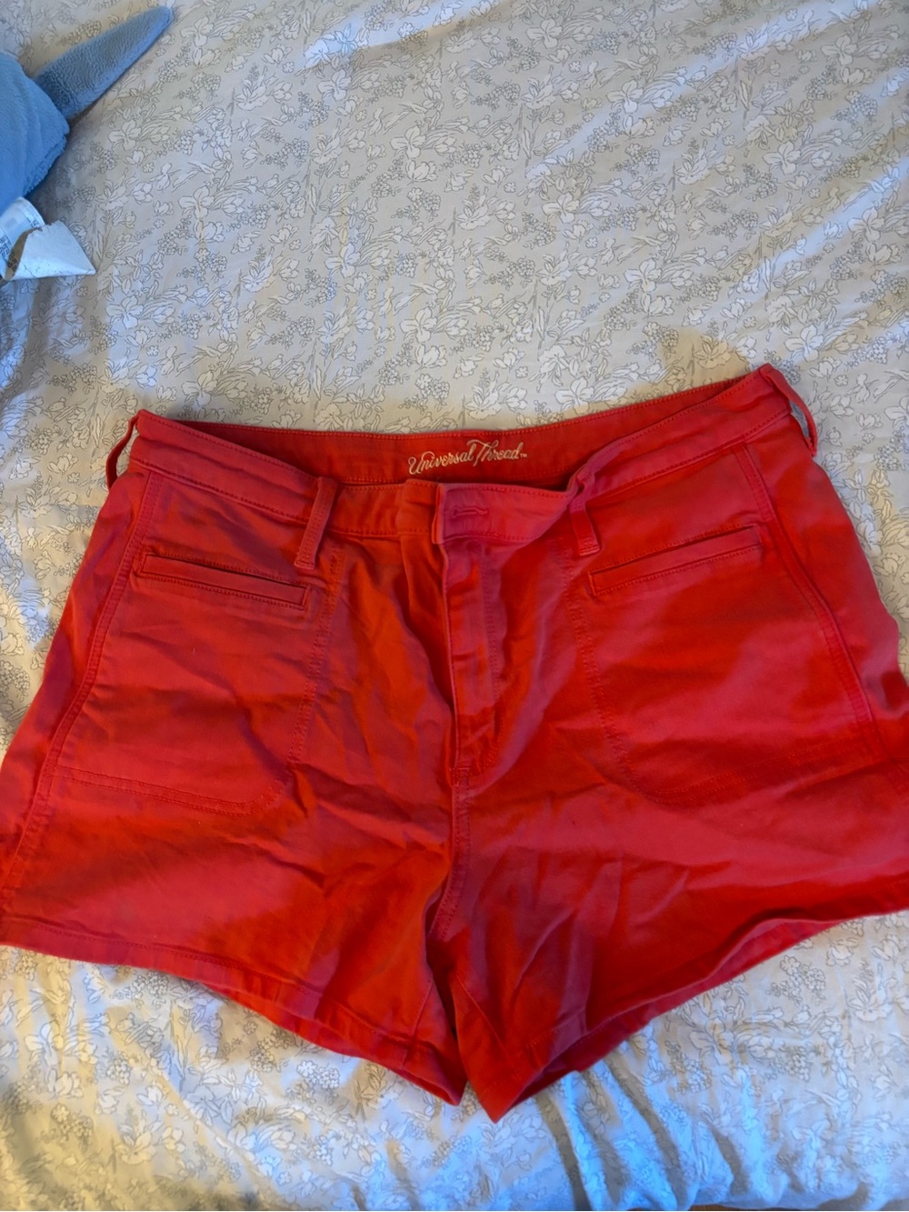 Universal Thread Bright Red Jean Shorts size 16